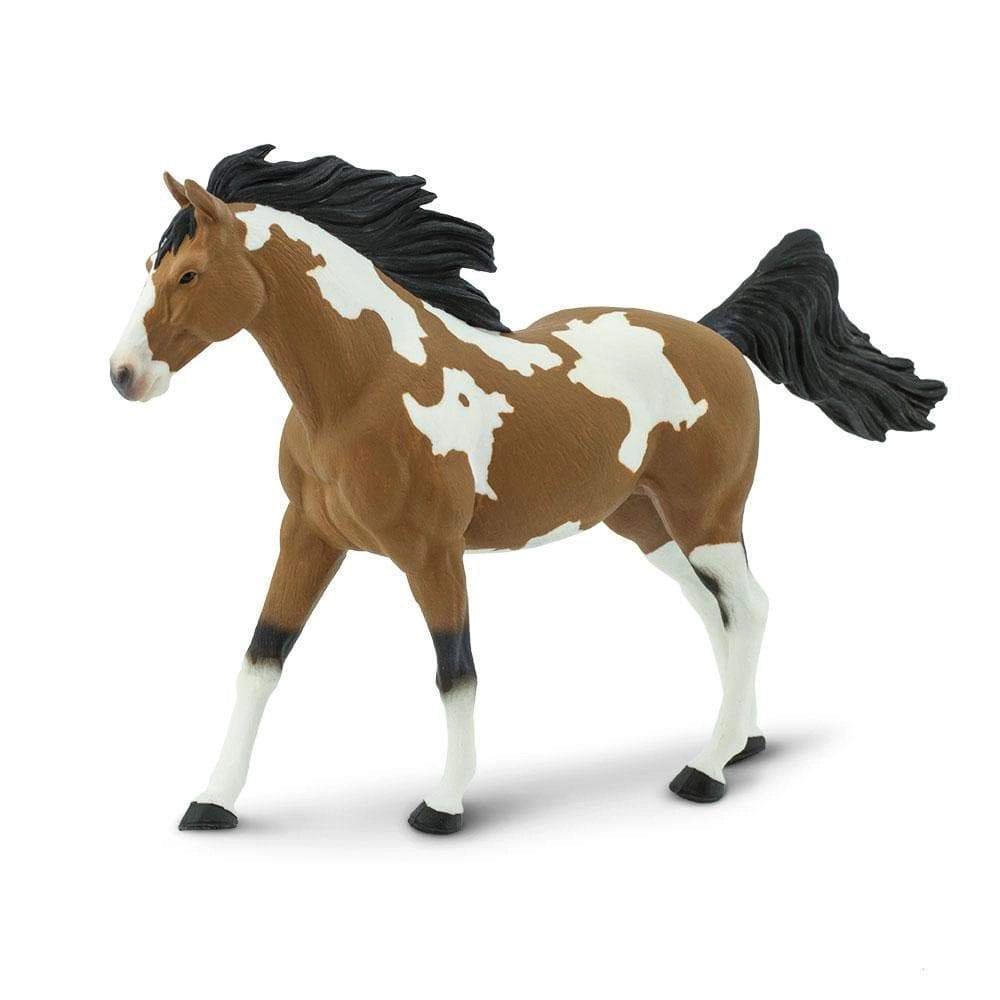 Safari Ltd. - Pinto Mustang Stallion Kids Toy Figure