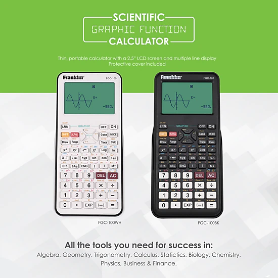 Pursonic Unisex Scientific Graphic Function Calculator