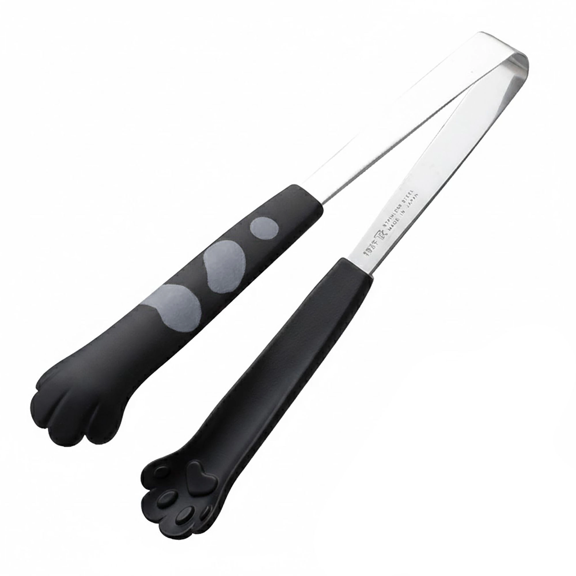 Alilang Stainless Steel Kitchen Tongs with Paw Handle Design Serving Utensil Set 2 Piece