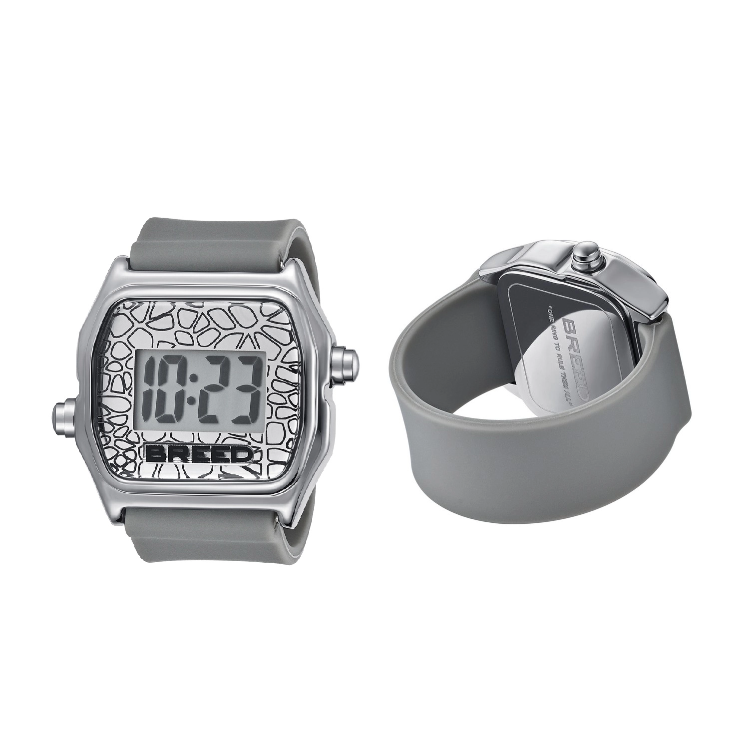 Breed Austin LCD Silicone Ring Watch