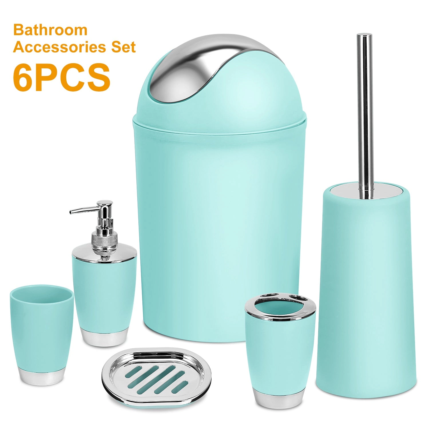 GBruno 6-Piece Bathroom Accessories Set