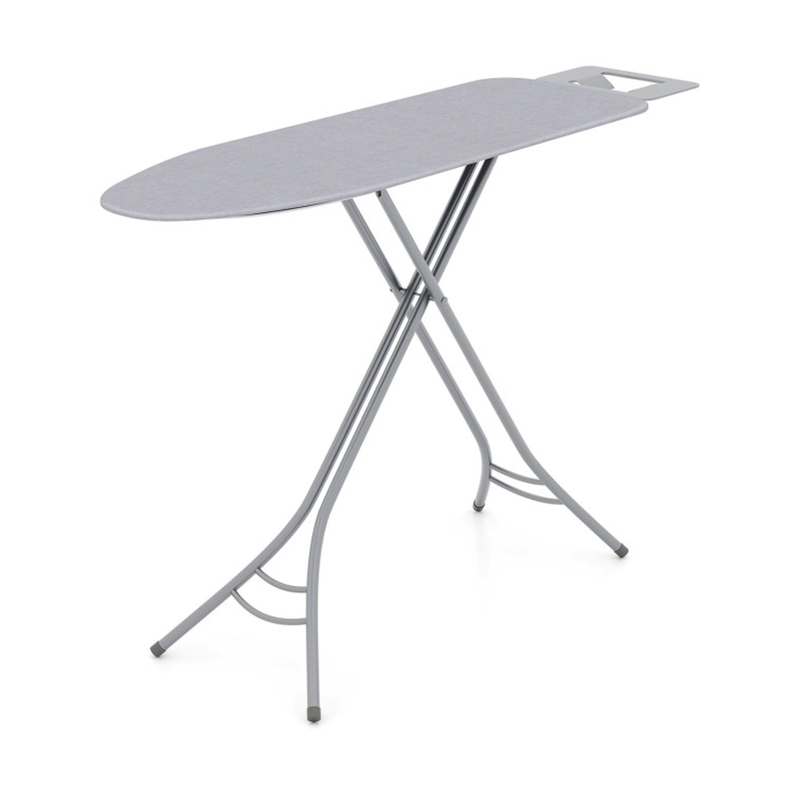 SUGIFT Gray Foldable Ironing Board, 7 Heights, 66 lb Capacity, Metal Iron Rest