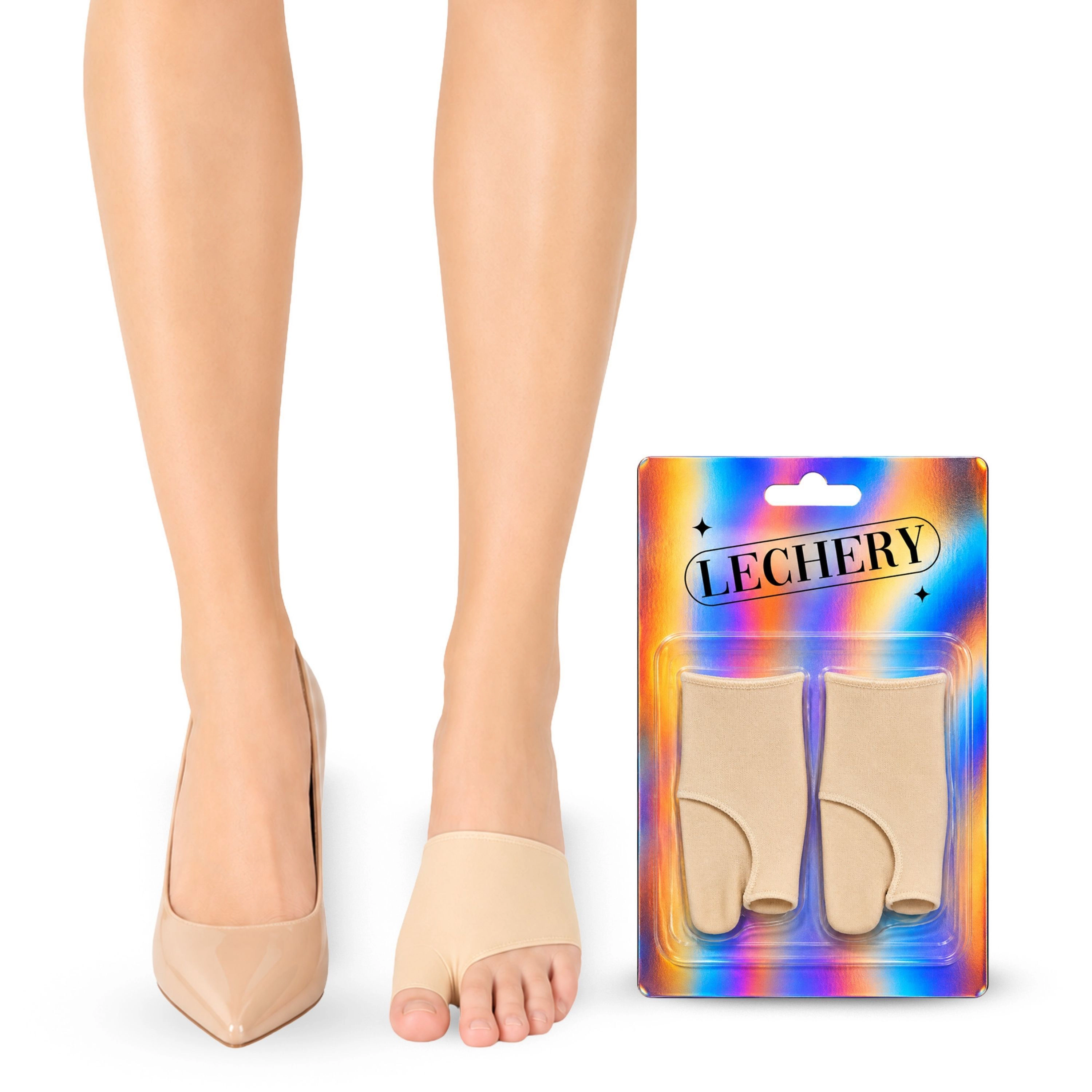 LECHERY Women's Metatarsal Support Sleeves – Gel Forefoot Cushions
