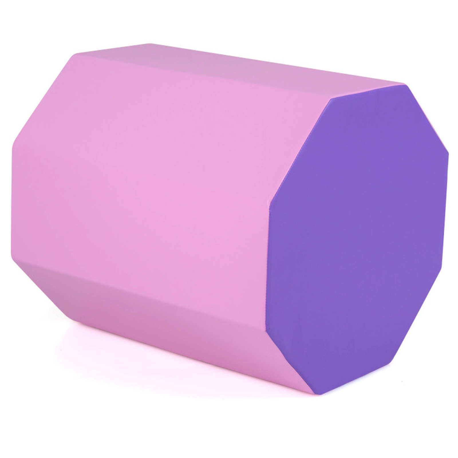 SUGIFT Pink 22.5-in x 26-in Octagon Gymnastics Tumbling Mat with Zippered Cover and Thick Foam Filling