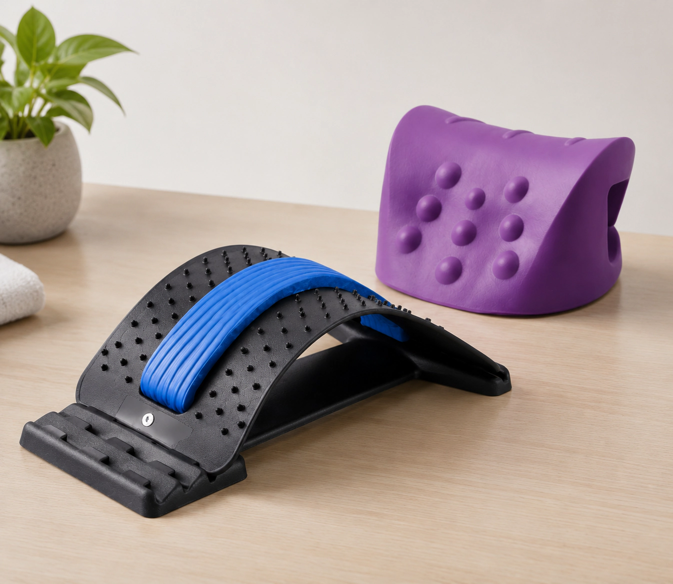 Pursonic Unisex Posture Support Back & Neck Stretching Relief Therapy Bundle