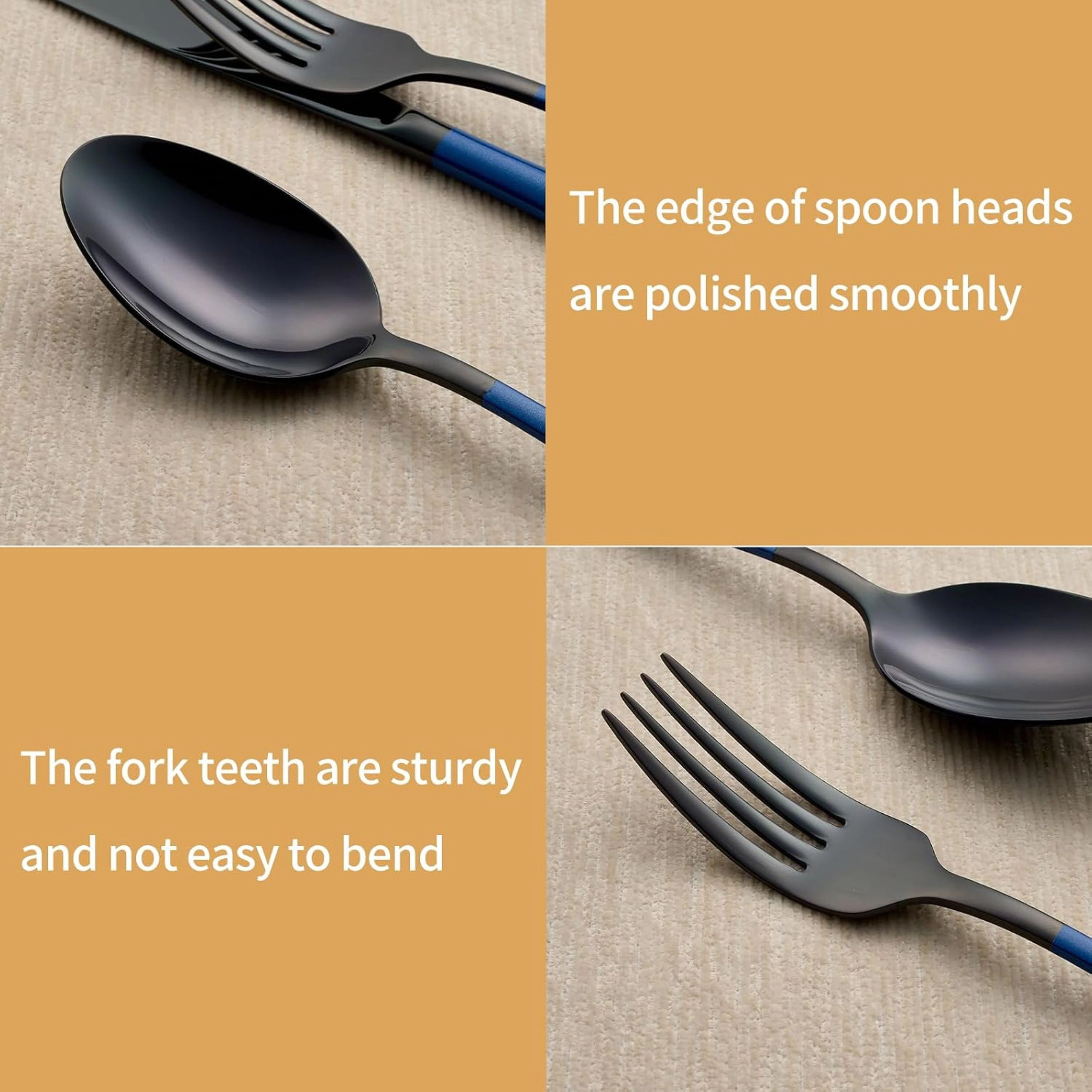 Stock Preferred Pack of 20 Stainless Steel Flatware Set Service for 4
