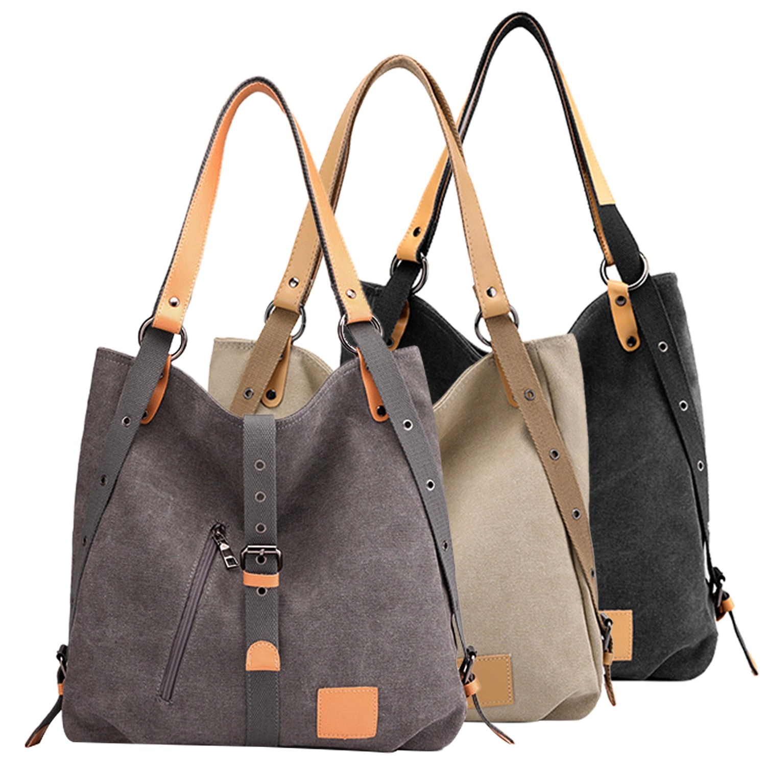 N' POLAR Unisex Convertible Canvas Tote Bag