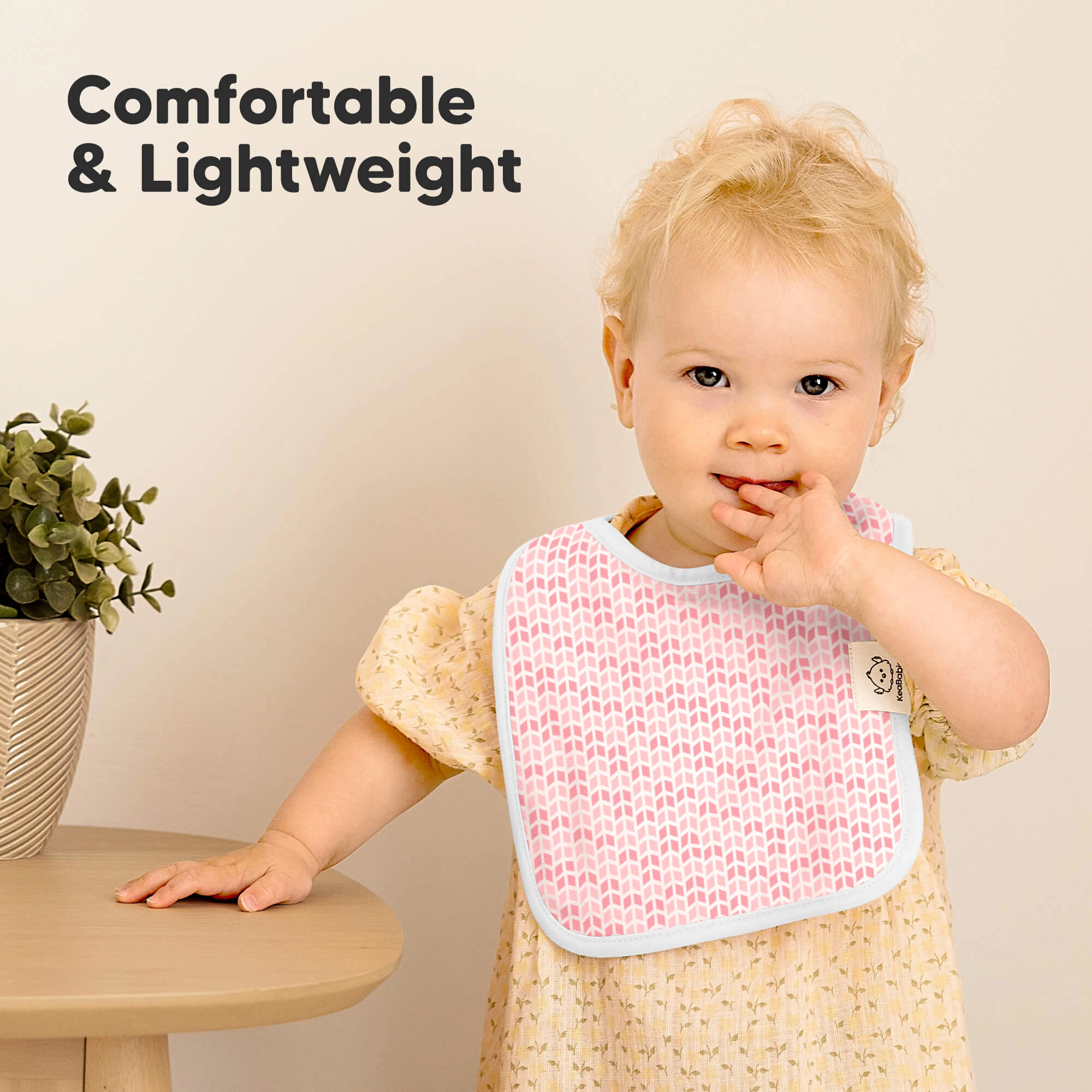 KeaBabies 8-Pack Coast Drool Bibs