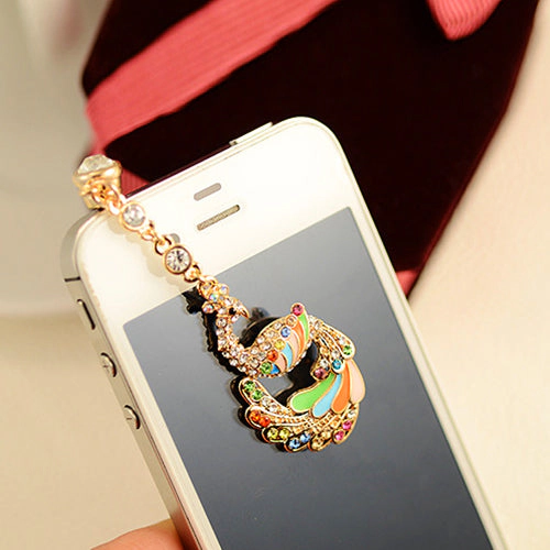 GBruno Crystal Phoenix Dust Cap For 3.5mm Phone Jack