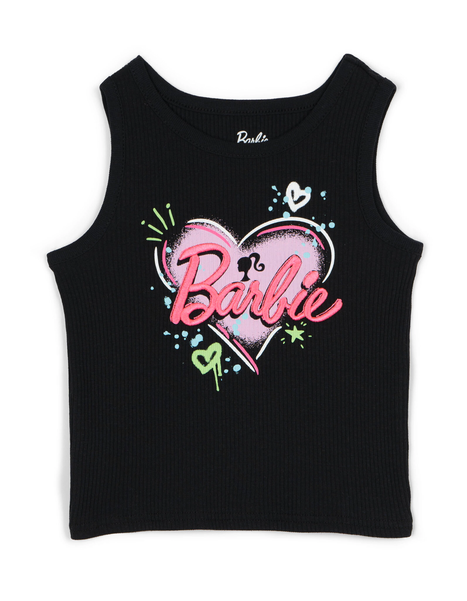Barbie Girls' 2-Piece Sleeveless Tank Top and Shorts Set