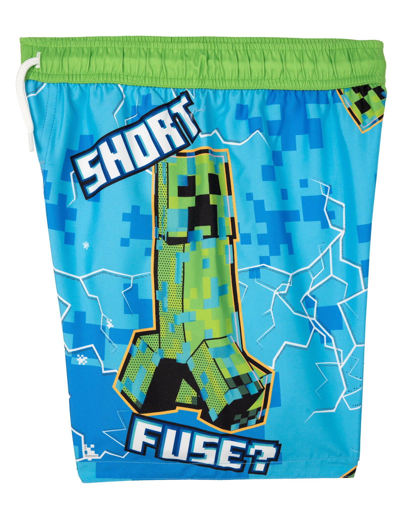 Minecraft Boys' Quick Dry Mesh Lined Swim Trunks
