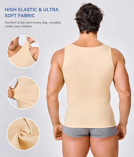 Nebility Mens Compression Slimming Tank Top