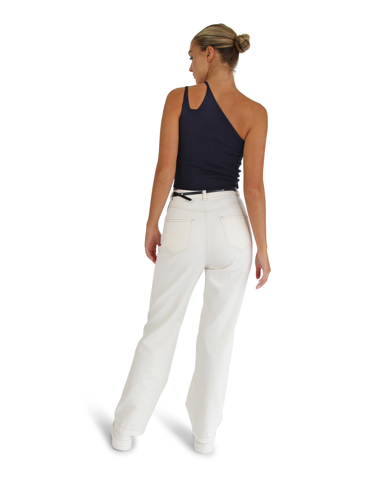 Belle & Bloom Womens Symphony Double Strap Knit Crop