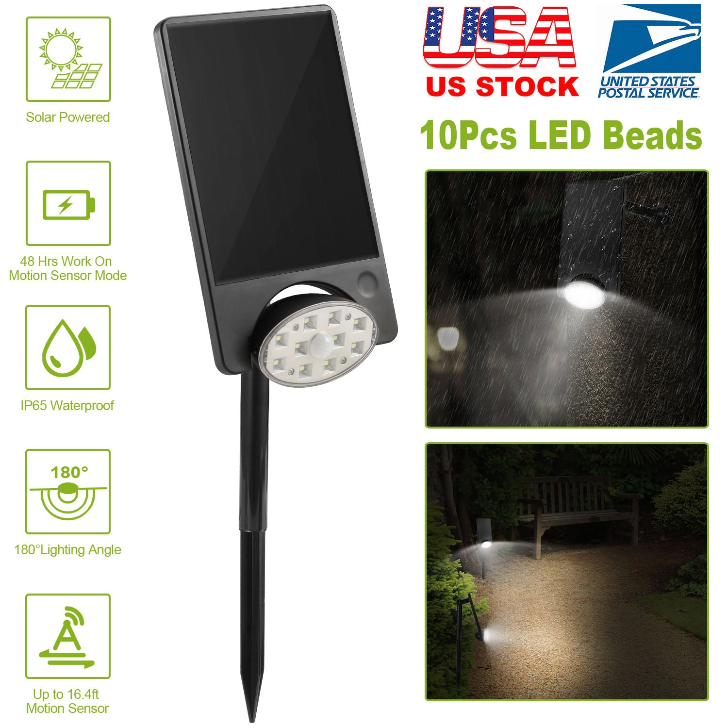 GBruno Solar Motion Sensor Spotlight