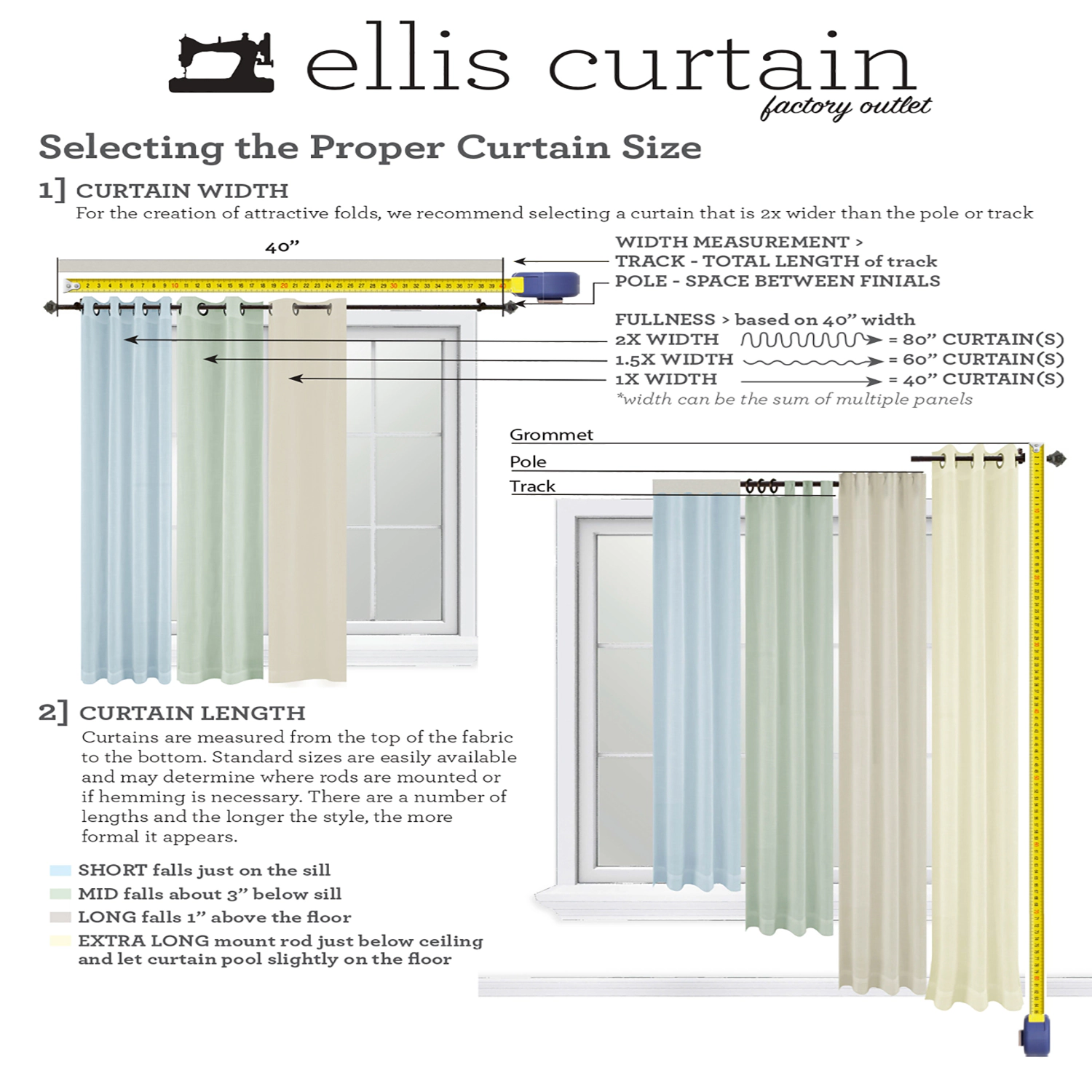 Ellis Curtain 100% Polyester Brissac Colrful Jacobean Pattern Grommet Curtain Panel Lined 50" x 84