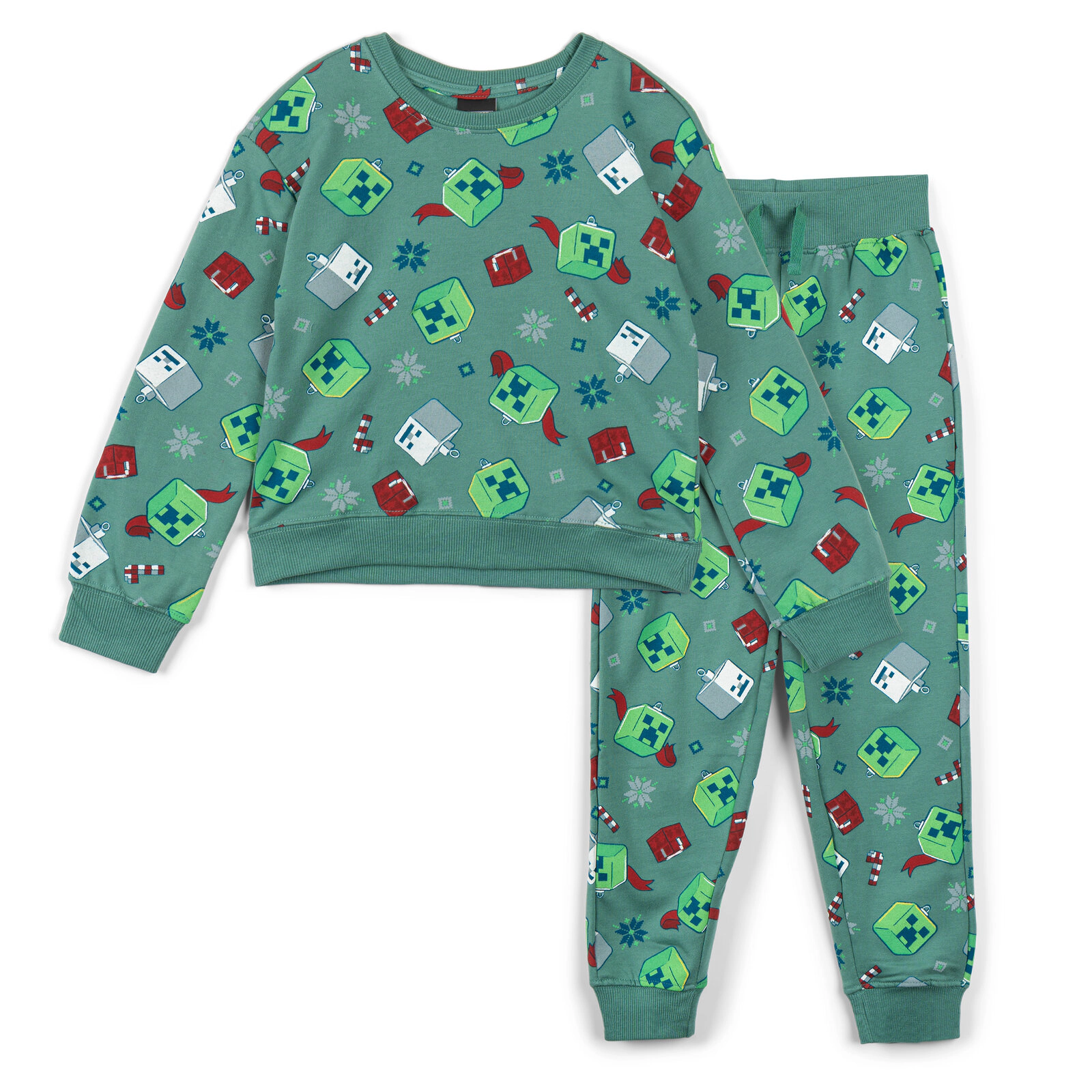 Minecraft Boys' Fleece Sweatshirt and Joggers Set