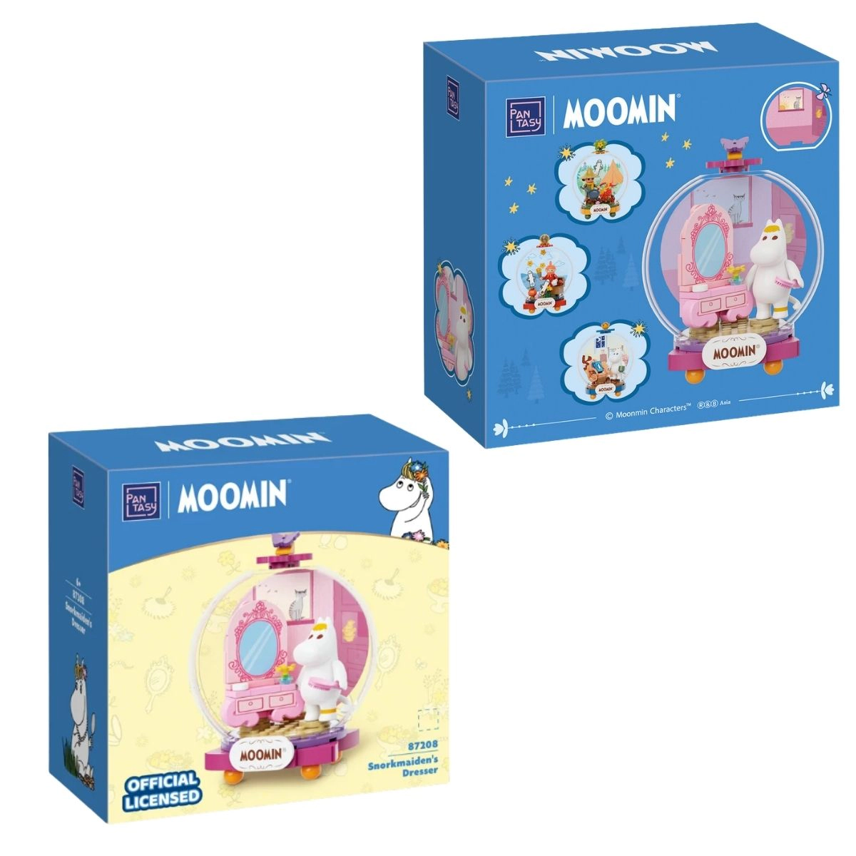 Pantasy Moomin Snorkmaiden's Dresser #87208 Building Block Set – 84-Piece