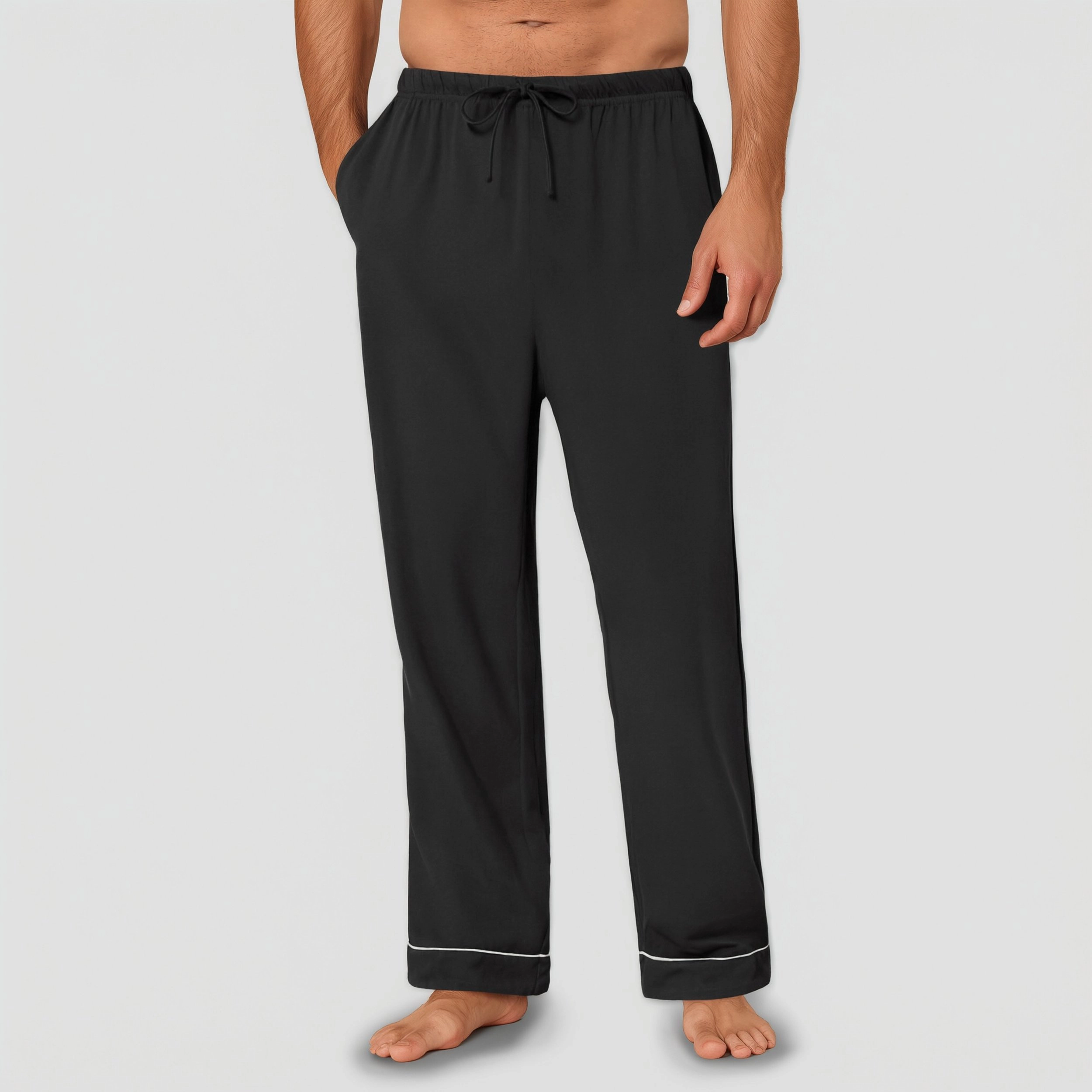 Ekouaer Mens Pajama Pants Pajamas Bottoms Sleep Lounge Long Pant with Drawstring & Pockets