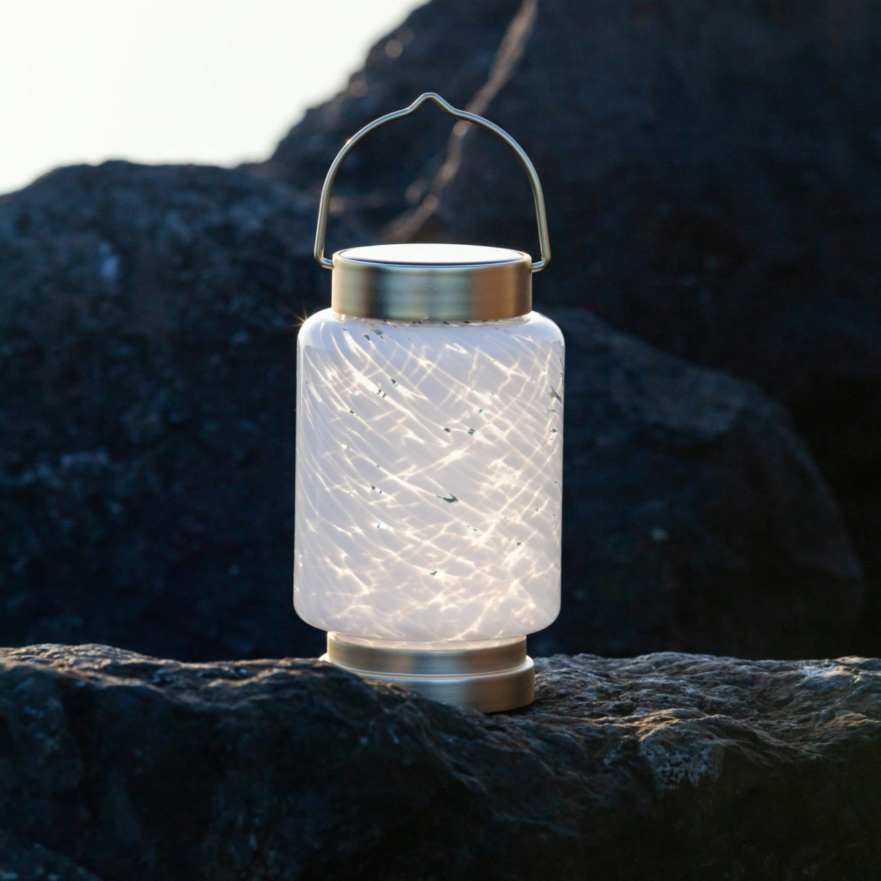 Allsop Home & Garden Boaters Solar Lanterns Handblown Glass