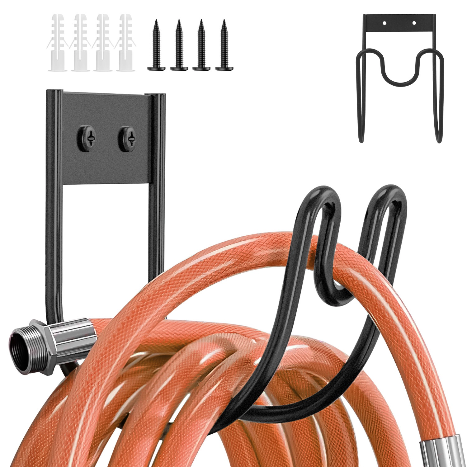 GBruno 2-Pack Stainless Steel Garden Hose Holder
