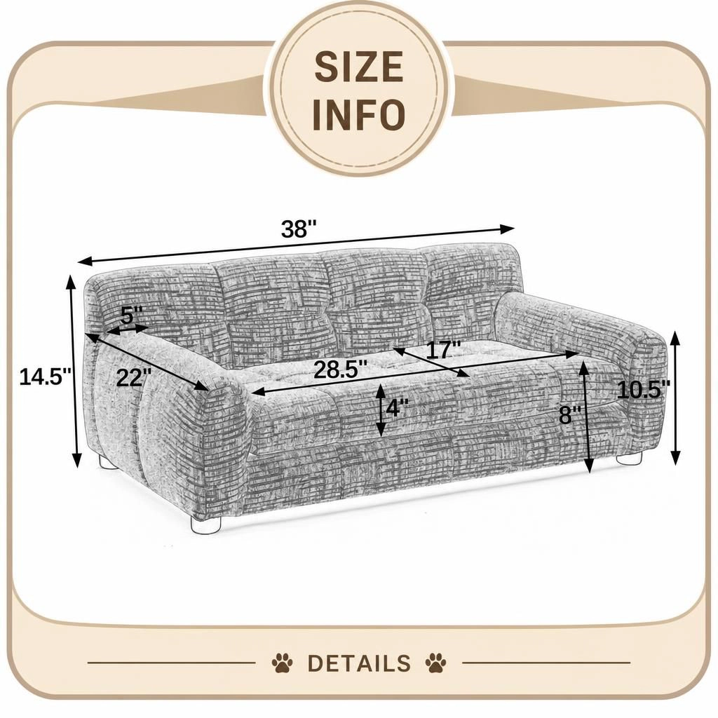 Ifmall Comfortable Foam Pet Bed Soft Sleeping Furniture