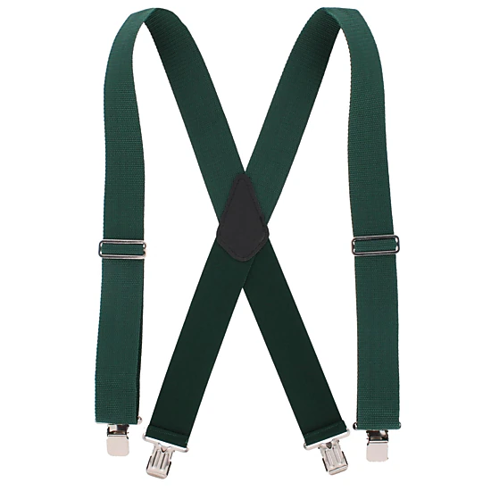 CTM® Men's Made in USA 2-Inch Heavy Duty Construction Suspenders