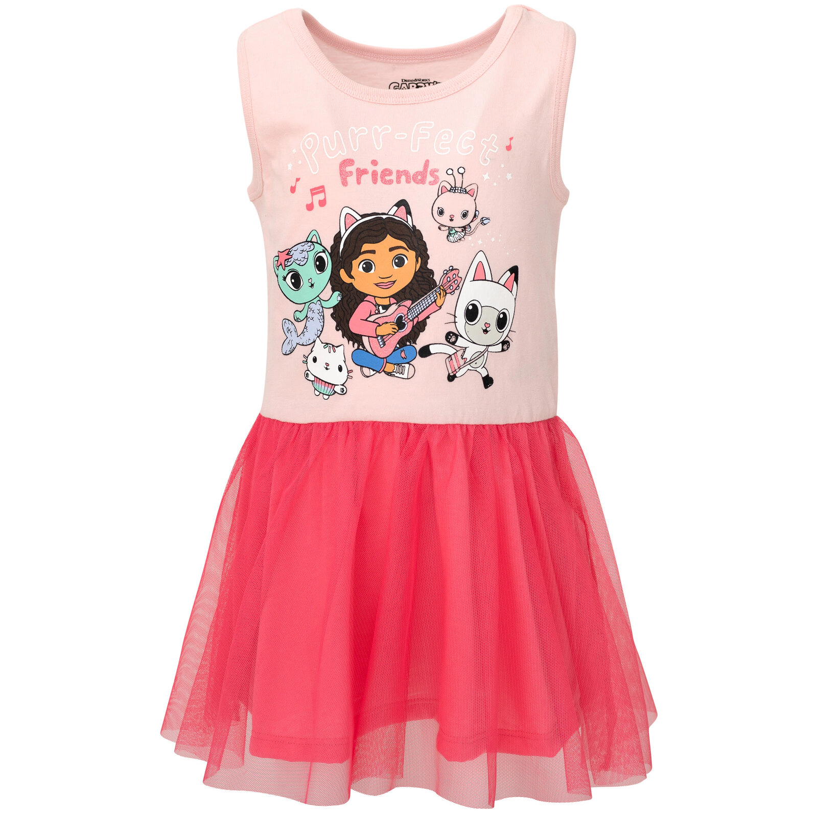 Dreamworks Gabby's Dollhouse Girls' Glitter Tutu Dress
