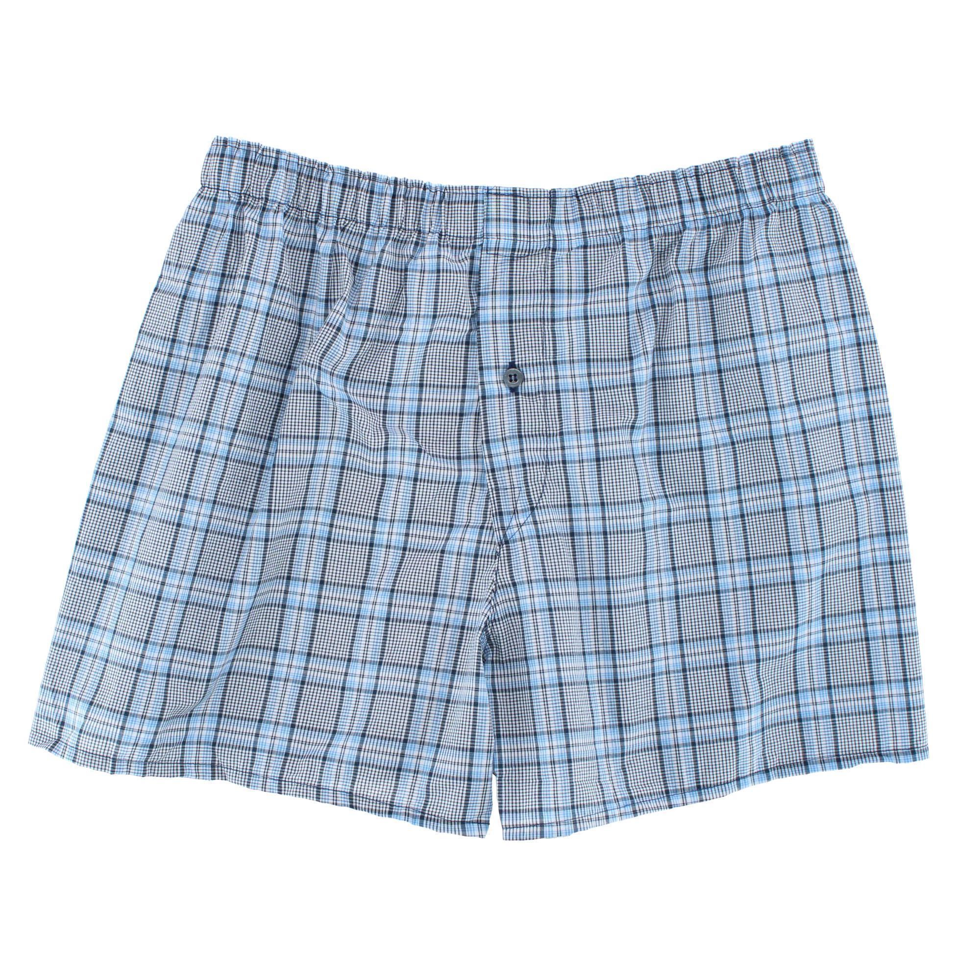 Fruit of the Loom Men's Premium Assorted Plaid Boxers (4 Pack)