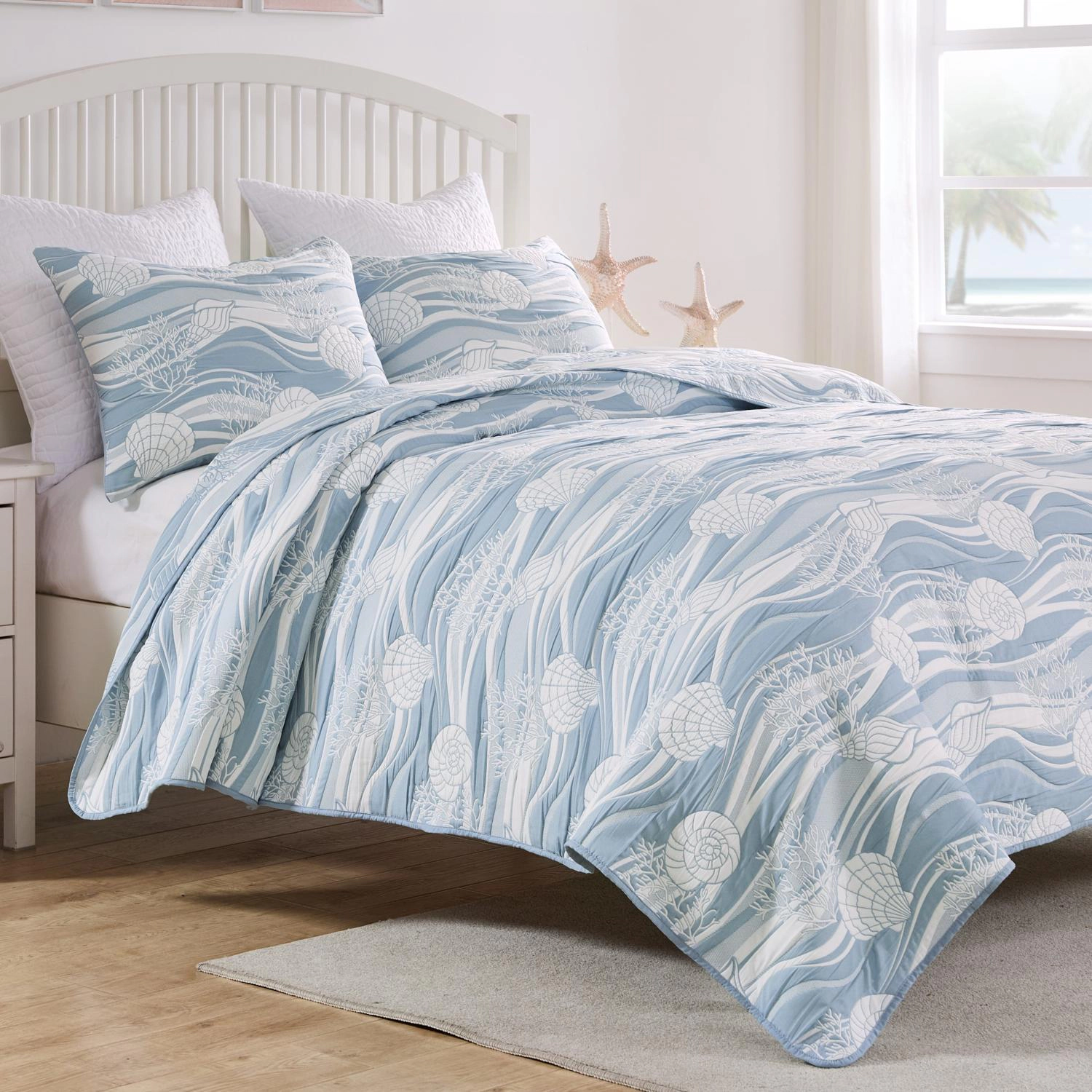 Greenland Home Fashions Dover Luxurious Modern Design Coverlet Bedding Set 3 Piece
