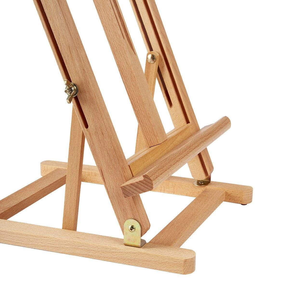 KINGART Medium Wooden Tabletop H-Frame Easel