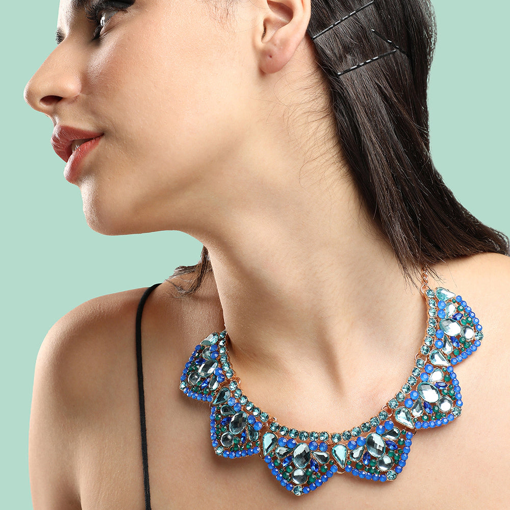 SOHI Women's Madre Statement Necklace