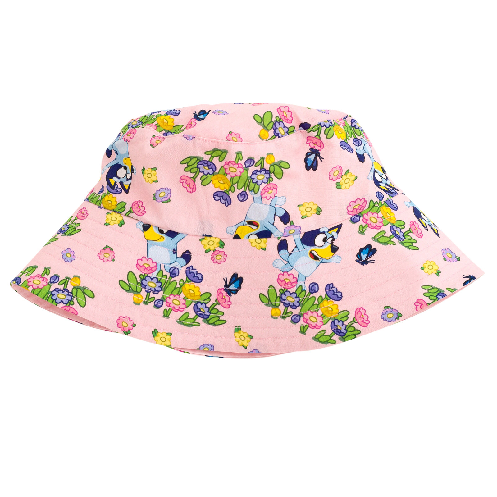 Bluey Girls' Sleeveless Dress and Sun Hat Set