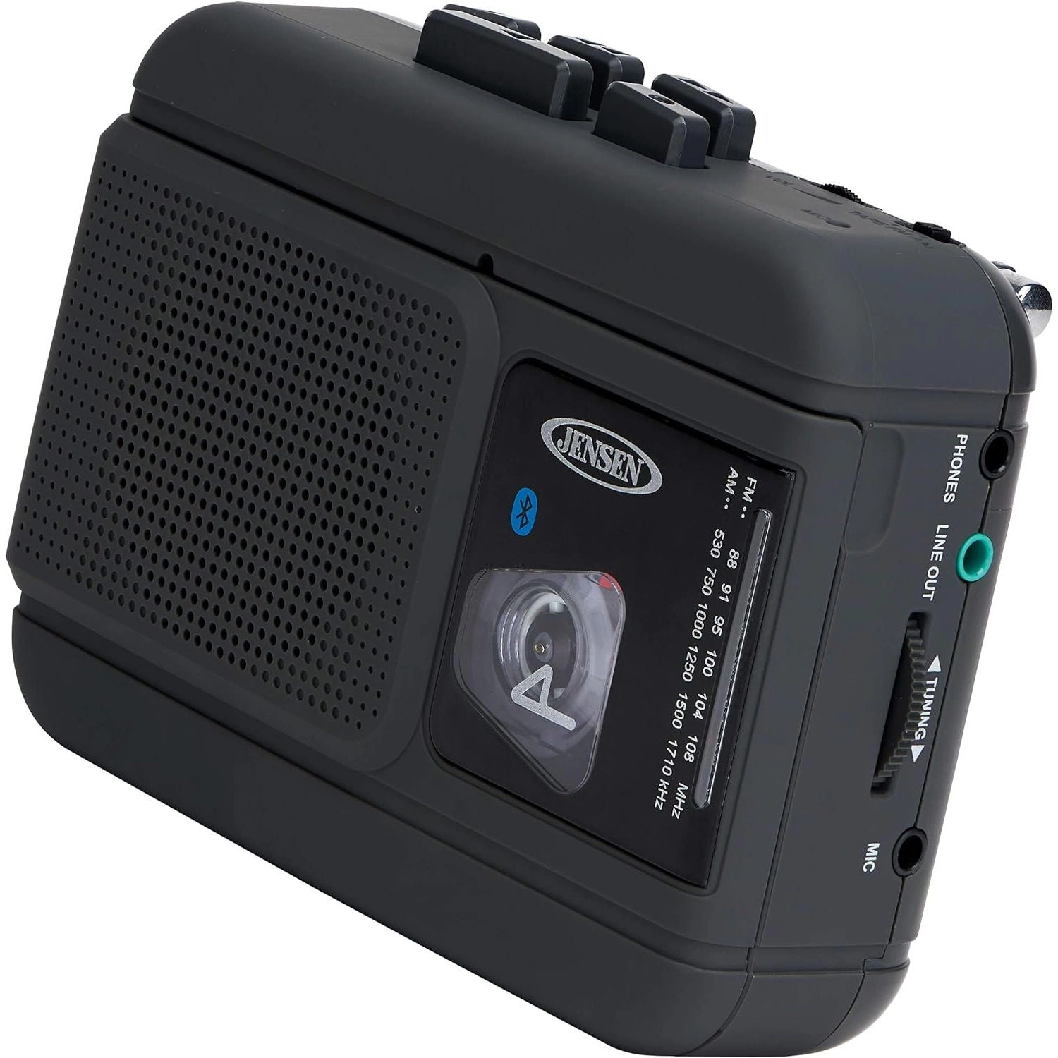 Jensen Portable Bluetooth Cassette Player & Recorder MCR-60