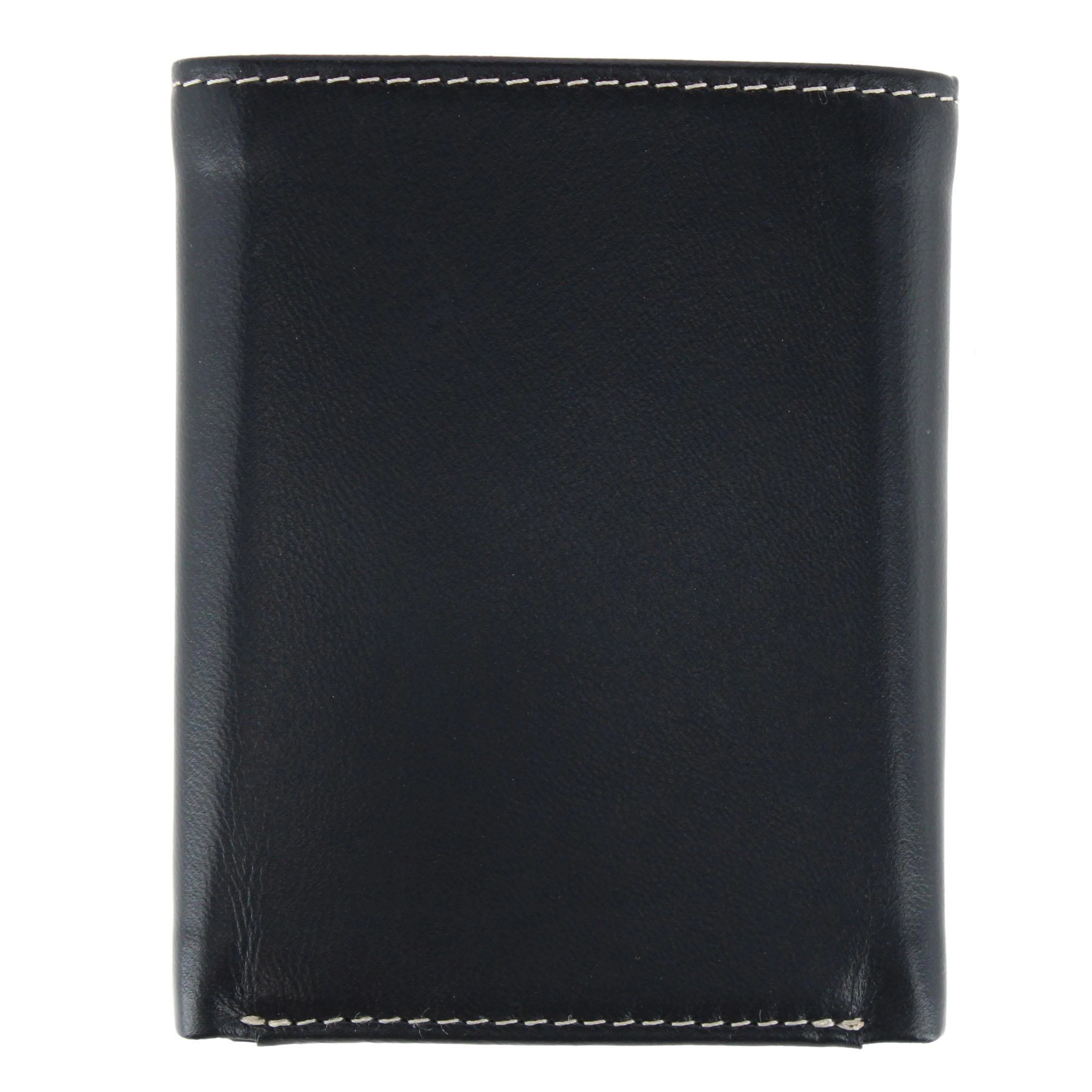 Timberland Men's Cloudy Leather Trifold Wallet