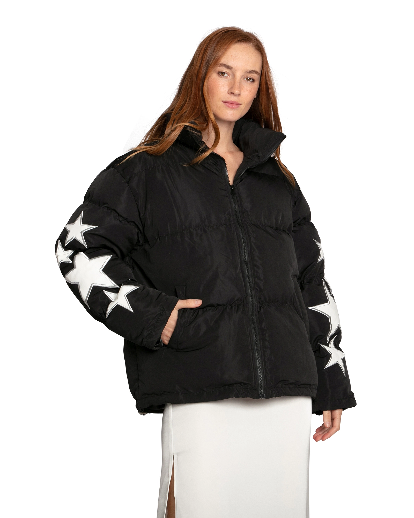 Belle & Bloom Womens A Star Is Born Puffer Jacket