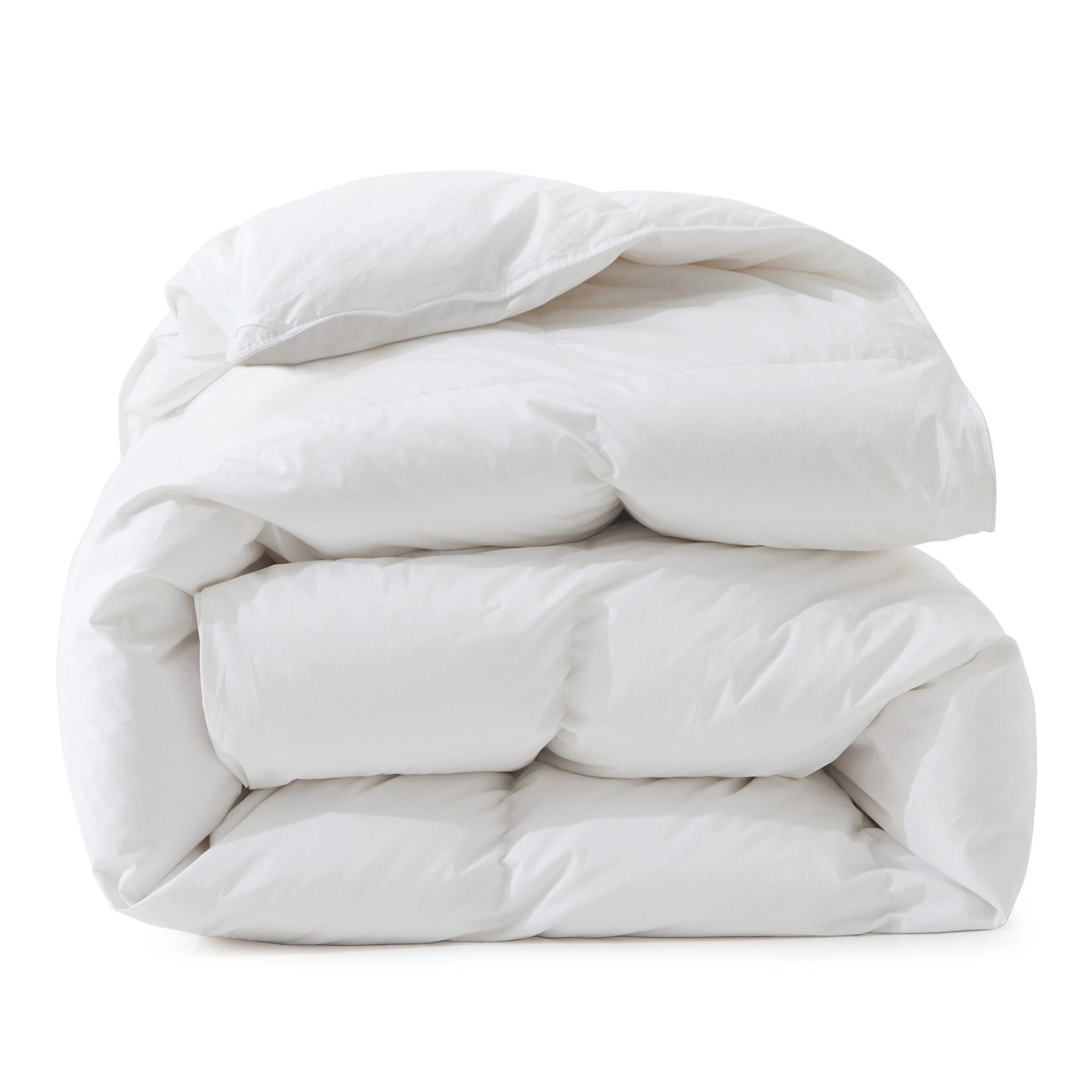 Unikome Heavyweight Extra Warmth 90% White Goose Down Comforter, Luxury 100% Cotton Cover Made in Germany