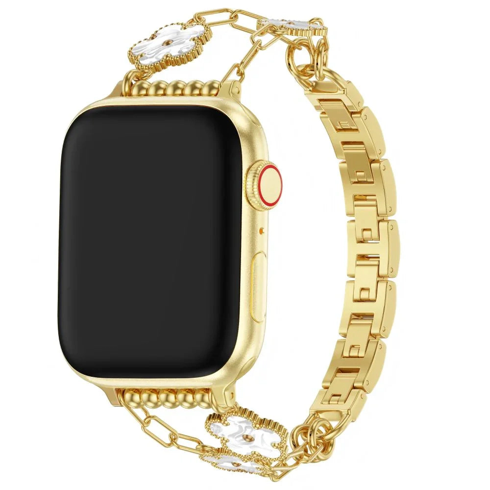 Posh Tech Womens Flora Stainless Steel Band for Apple Watch