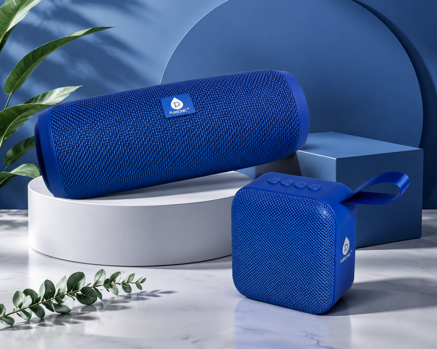 Pursonic Unisex 360° Hi-Res Wireless Bluetooth Speaker Duo