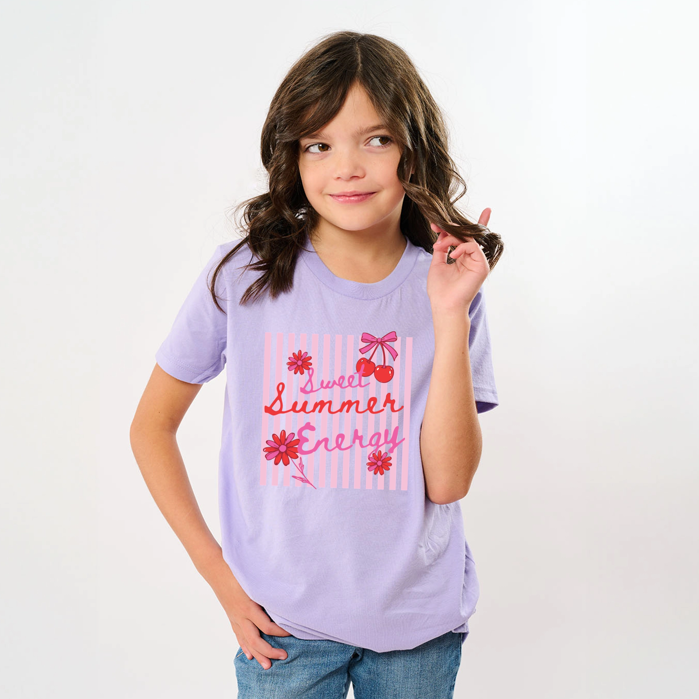 The Juniper Shop - Sweet Summer Energy Cherries Youth Short Sleeve Graphic T-Shirt