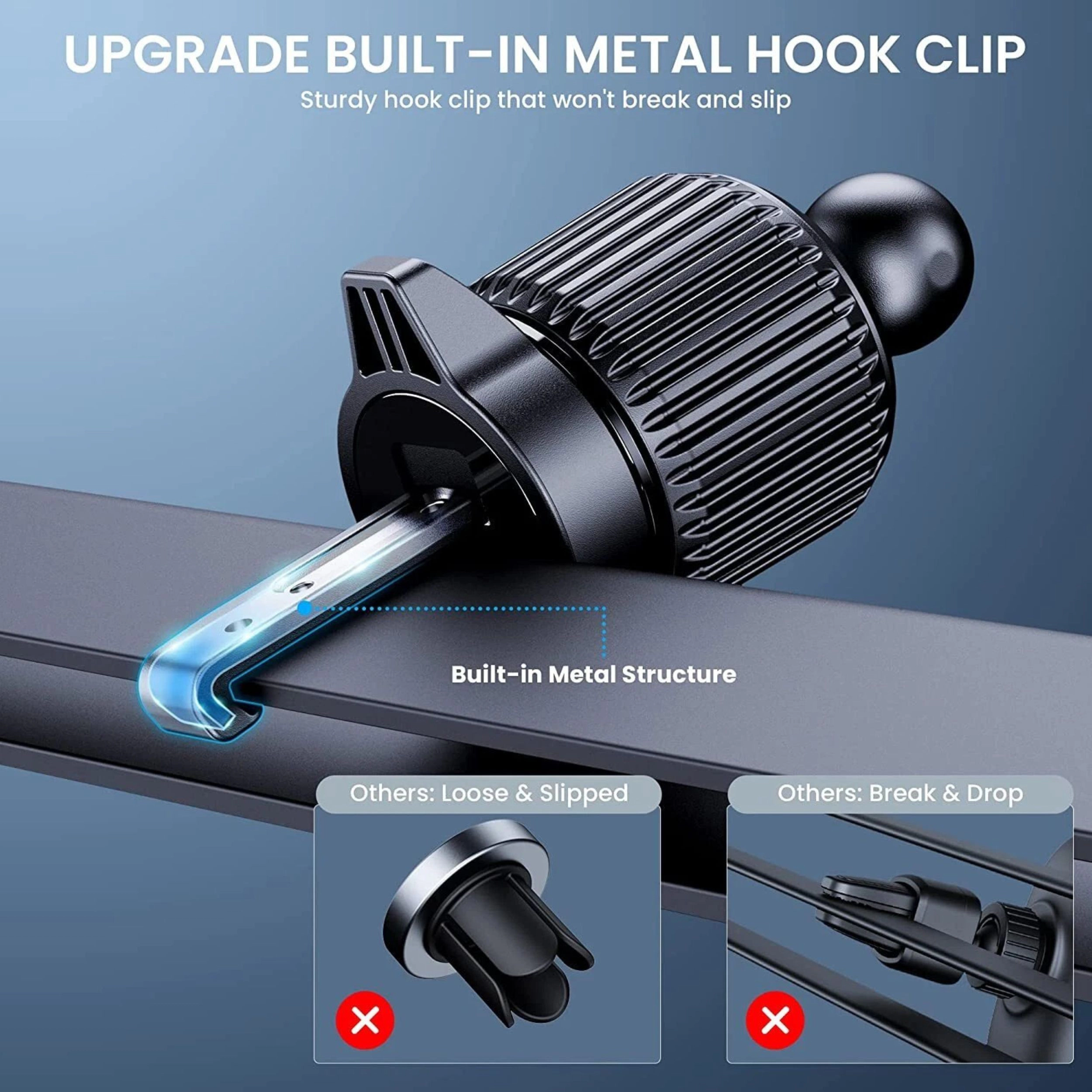 Home Collection Universal 360 Degree Car Air Vent Phone Holder Mount