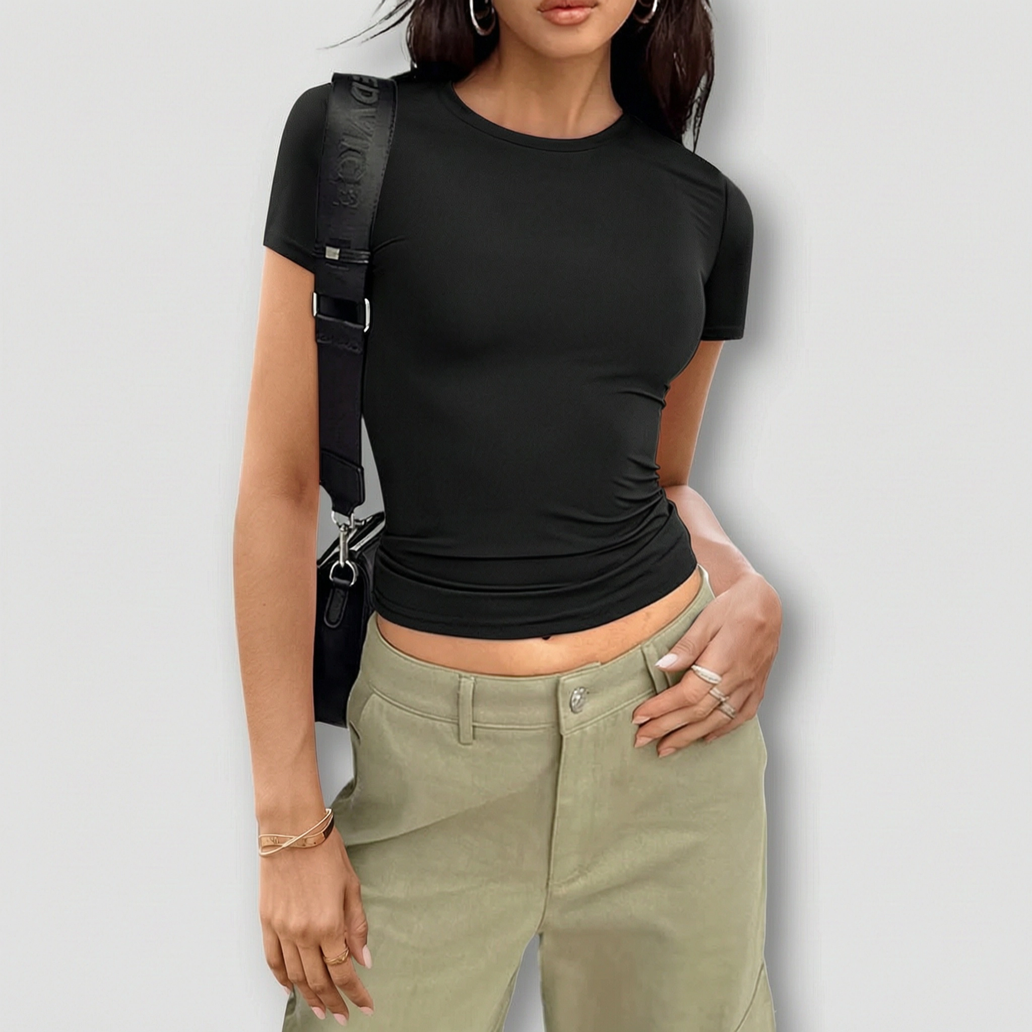 Zeagoo Women's Short Sleeve V-Neck T-Shirt