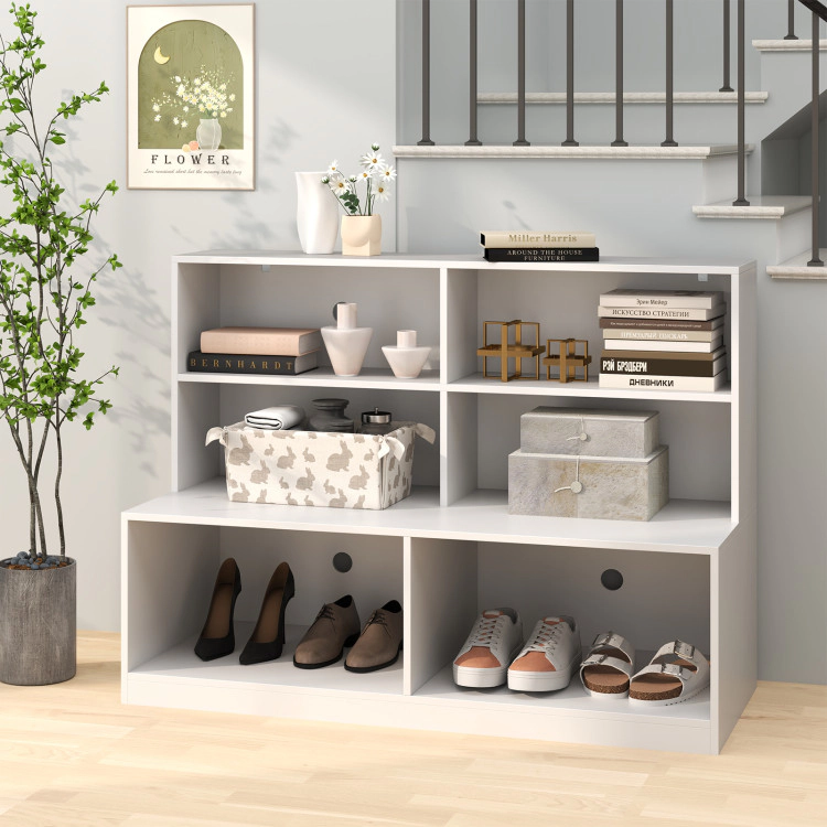 Hivvago Entryway Shoe Cabinet with 2 Anti-tipping Kits