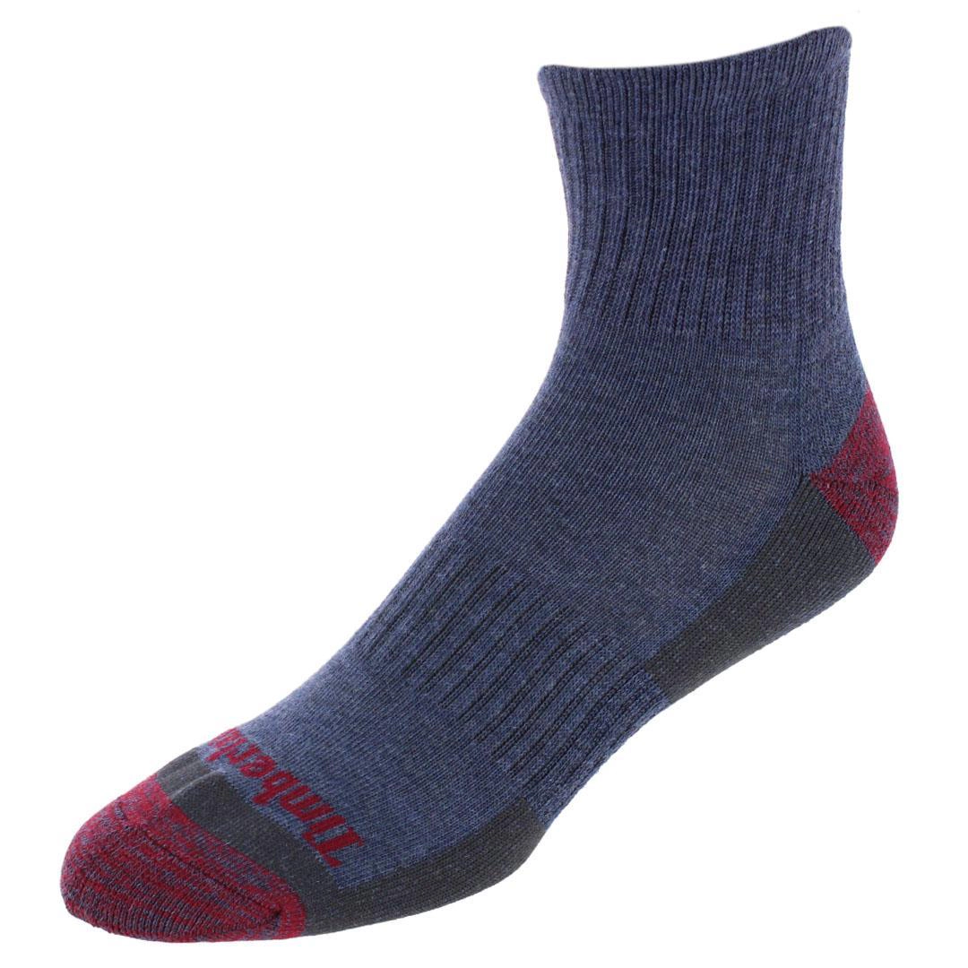 Timberland Men's Castleton Comfort Cushioned Quarter Socks (4 Pack)