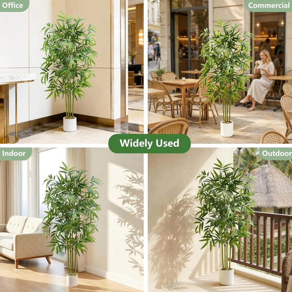 Majestic Crafters Faux Bamboo Tree Indoor Outdoor Decor