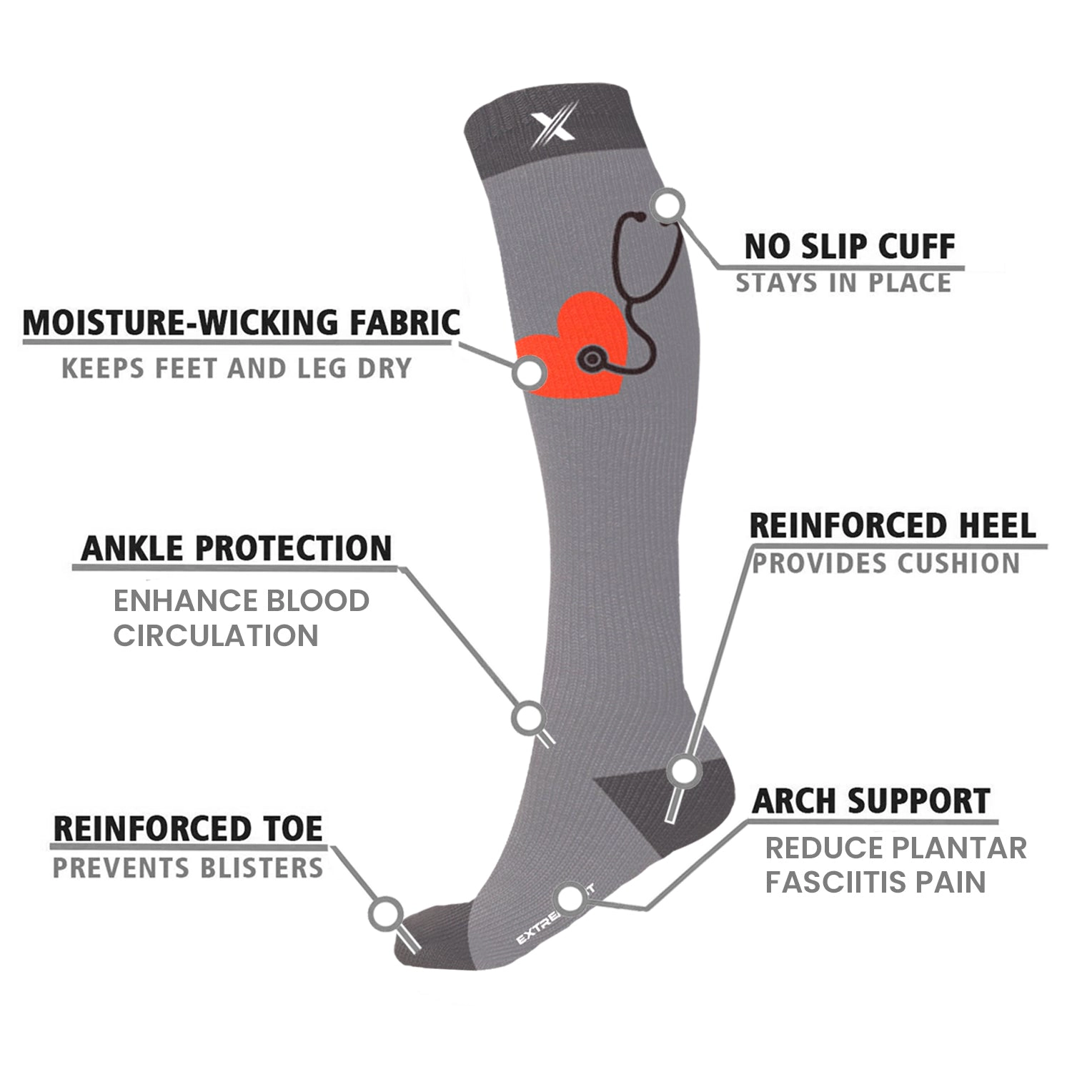 Extreme Fit Compression Socks - Socks