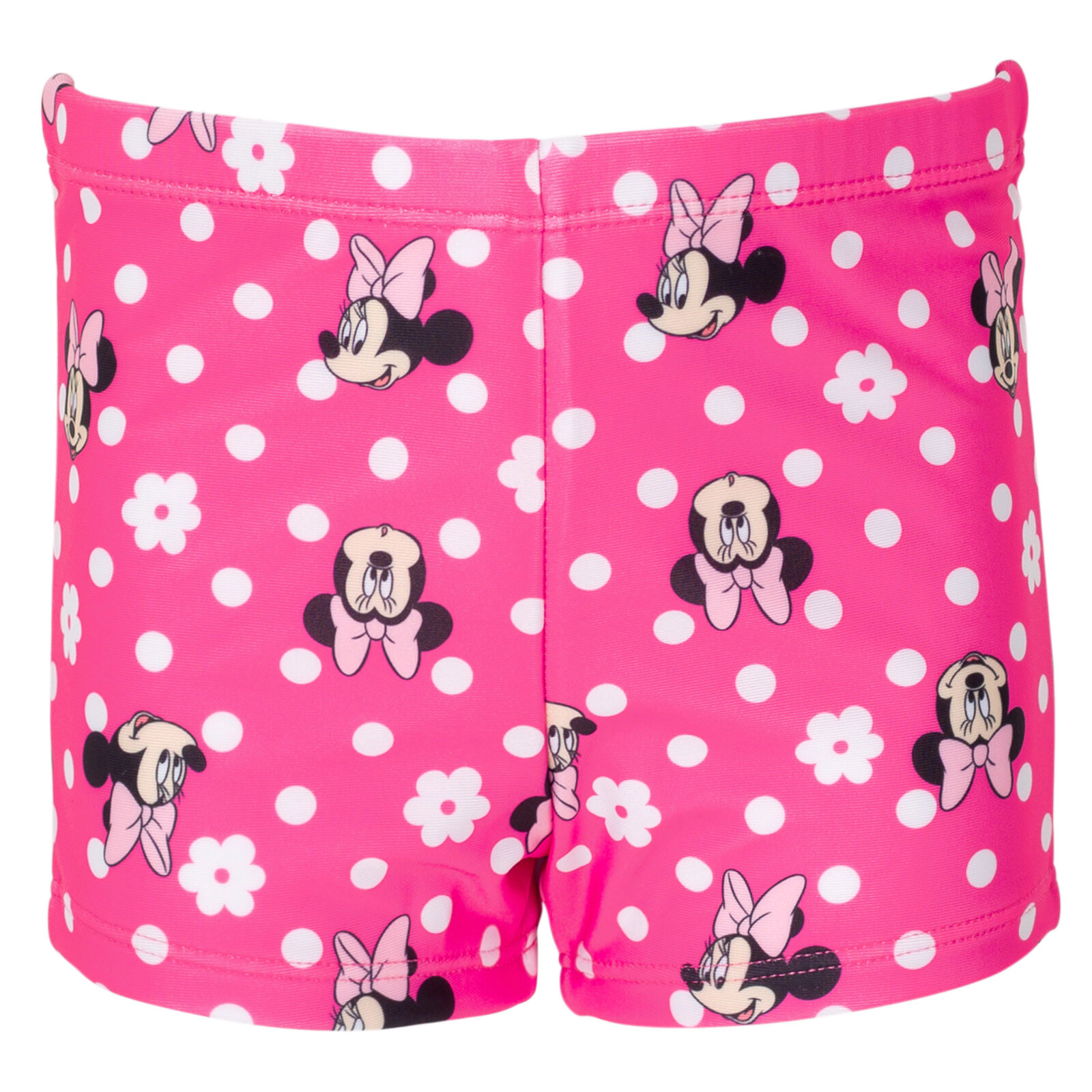 Disney Minnie Mouse Girls' 2-Piece Swimwear Rash Guard and Shorts Set