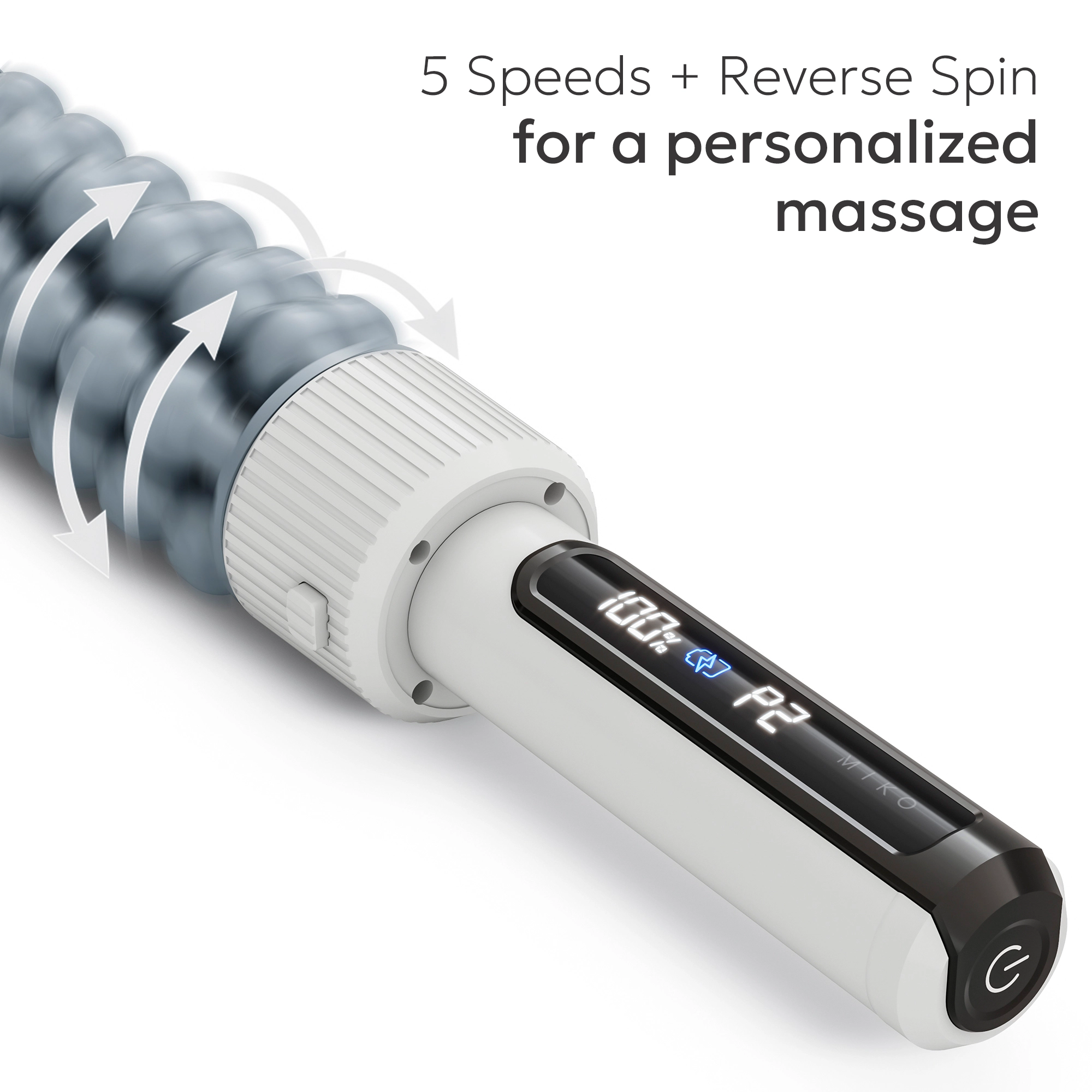 Miko Swift Hands-Free Rolling Percussive Massager