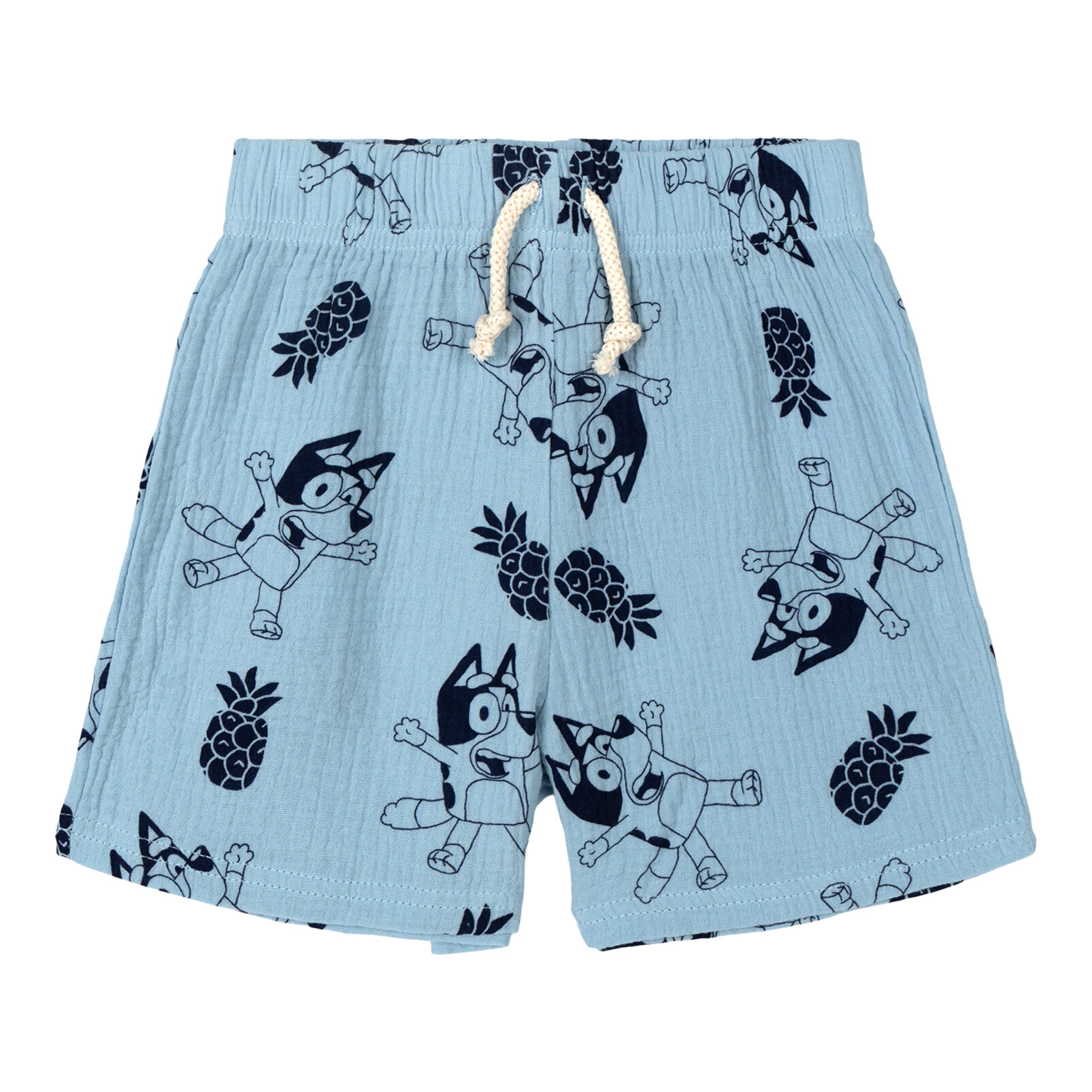 Bluey Boys' Hawaiian Shirt, Tee and Shorts Set