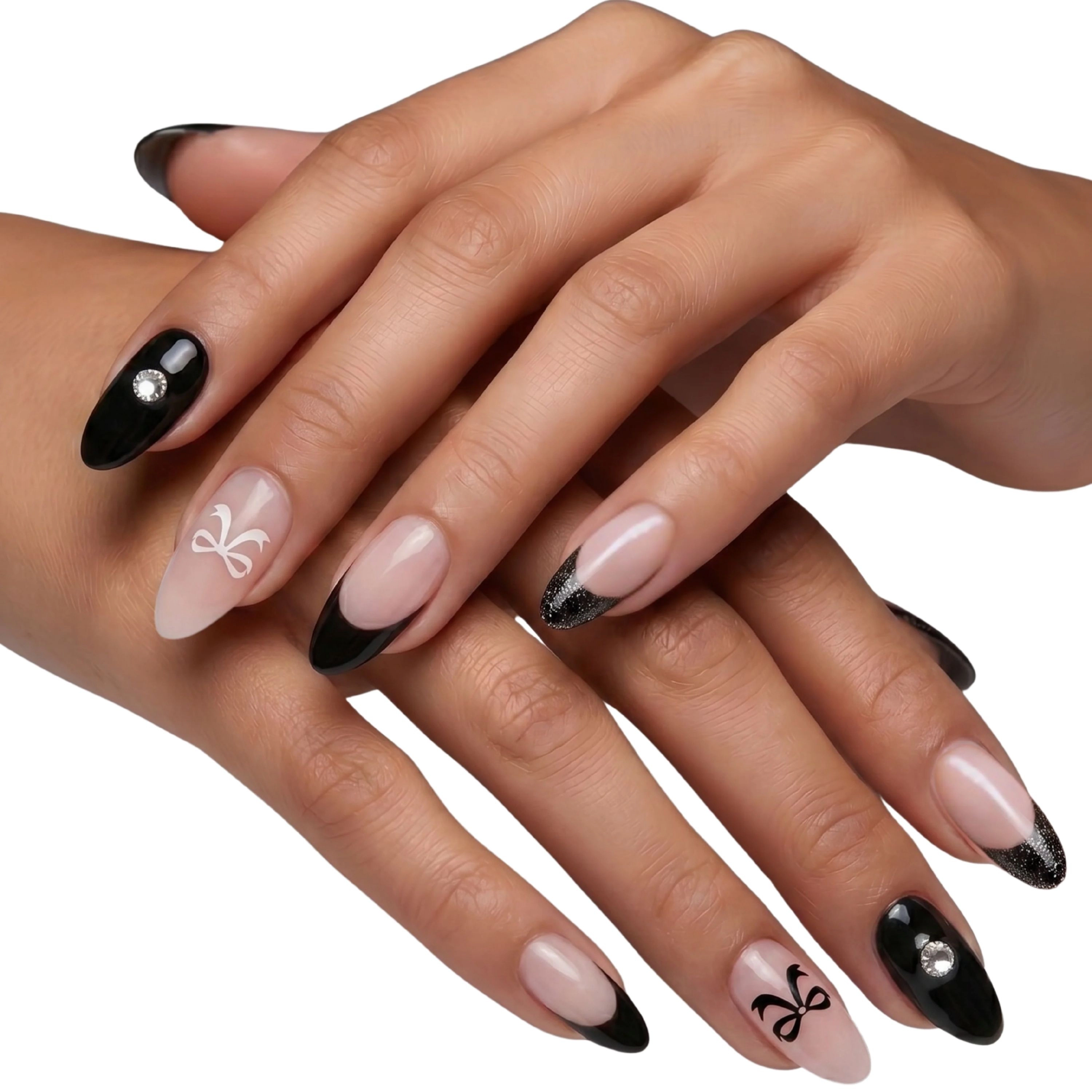 XPNail Women's Nail Polish Strips Noir 16ct