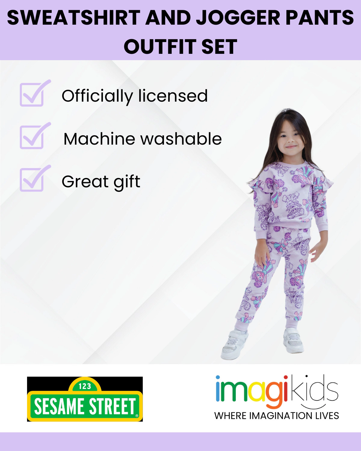Sesame Street 2-Piece Sweatshirt and Joggers Set
